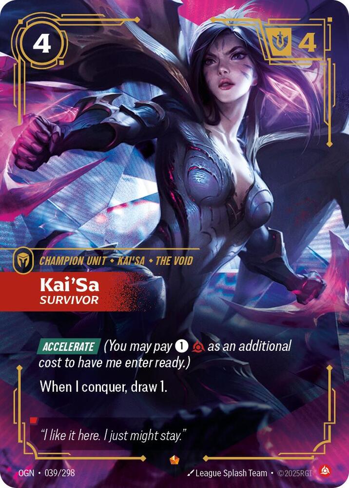 Kai'Sa - Survivor - Lightly Played