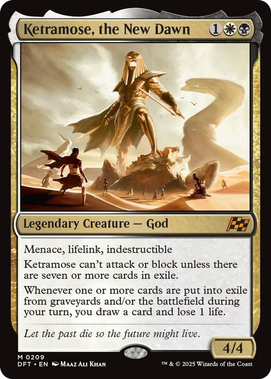 Ketramose, the New Dawn - Foil Lightly Played