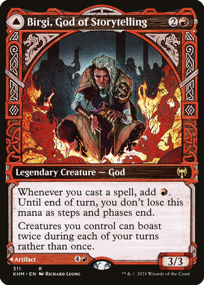 Birgi, God of Storytelling (Showcase) - Foil Lightly Played