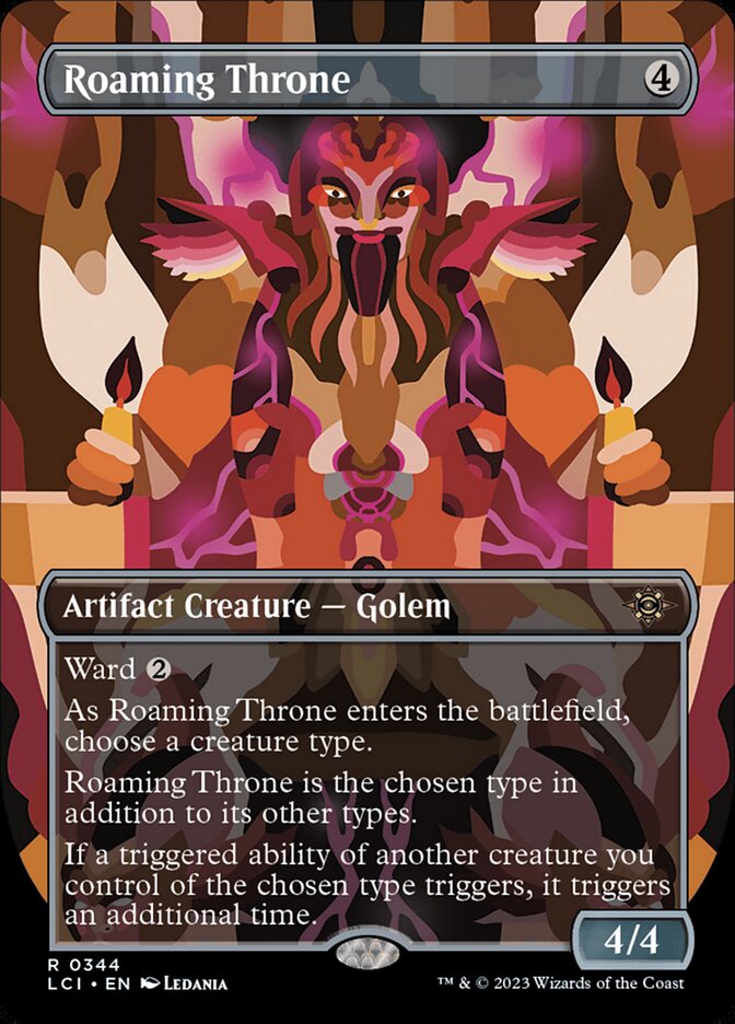 Roaming Throne (Borderless) - Lightly Played