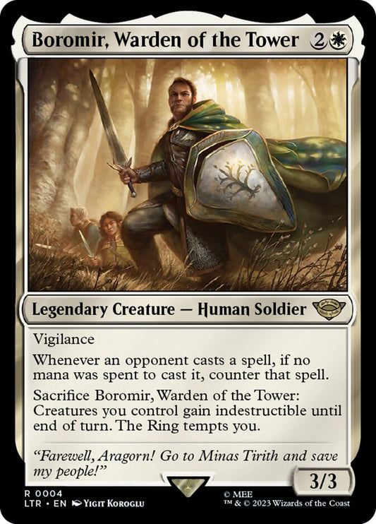 Boromir, Warden of the Tower  - Lightly Played
