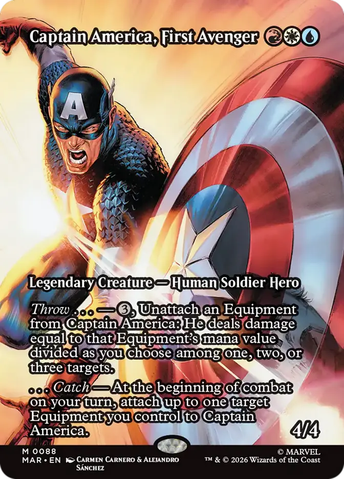Captain America, First Avenger (MAR) - Lightly Played