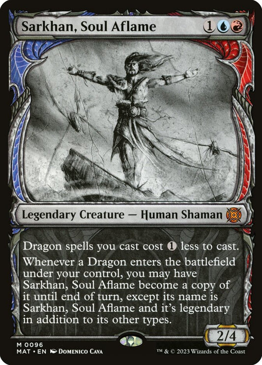 Sarkhan, Soul Aflame (Showcase) - Foil Lightly Played