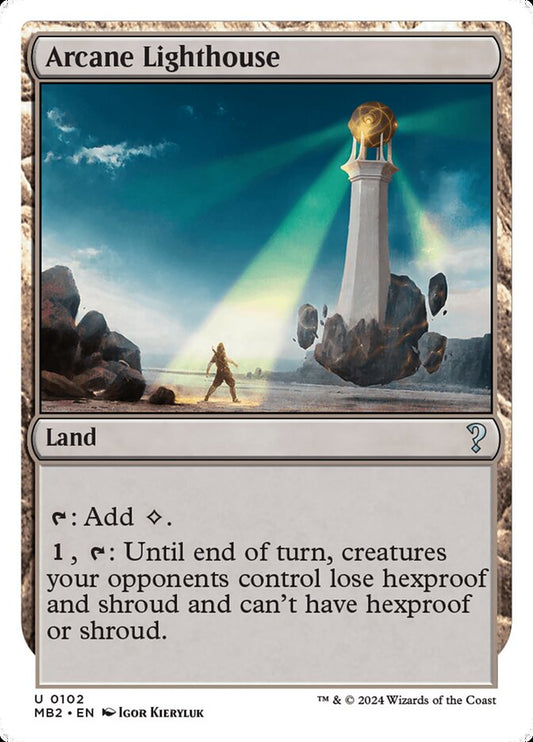 Arcane Lighthouse (White Border) - Lightly Played
