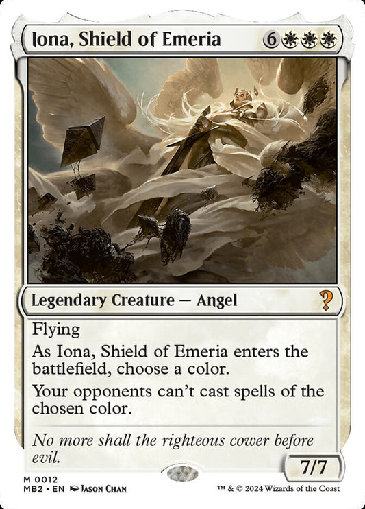 Iona, Shield of Emeria (White Border) - Lightly Played