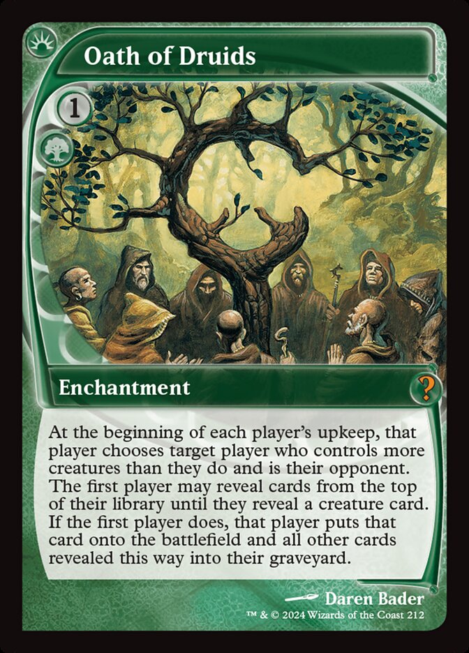 Oath of Druids (Future Sight) - Lightly Played