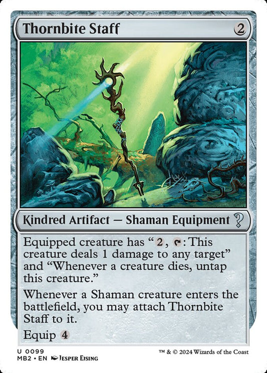 Thornbite Staff - Lightly Played