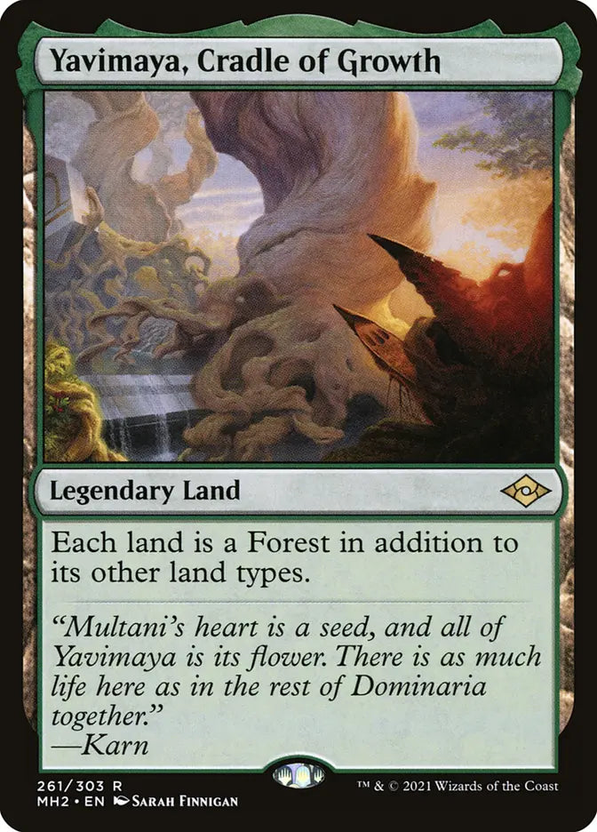 Yavimaya, Cradle of Growth - Lightly Played