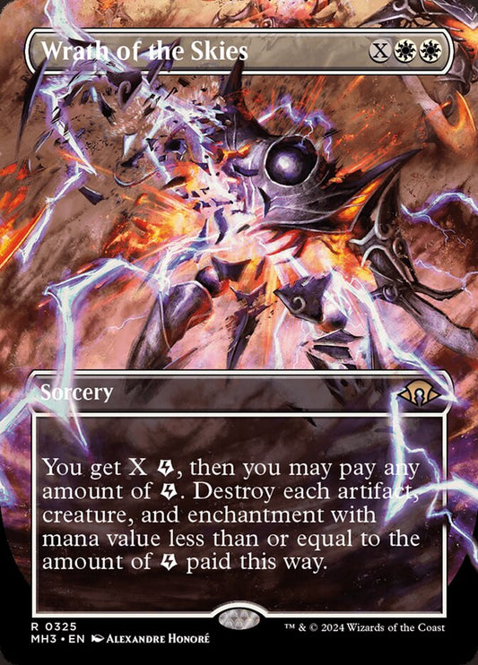 Wrath of the Skies (Borderless) - Lightly Played