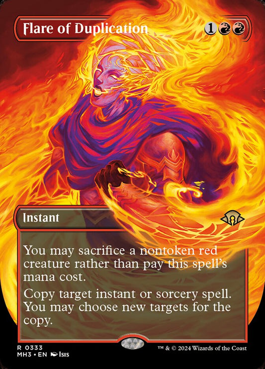 Flare of Duplication (Borderless) - Lightly Played