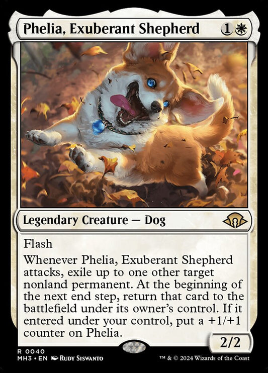 Phelia, Exuberant Shepherd - Foil Lightly Played