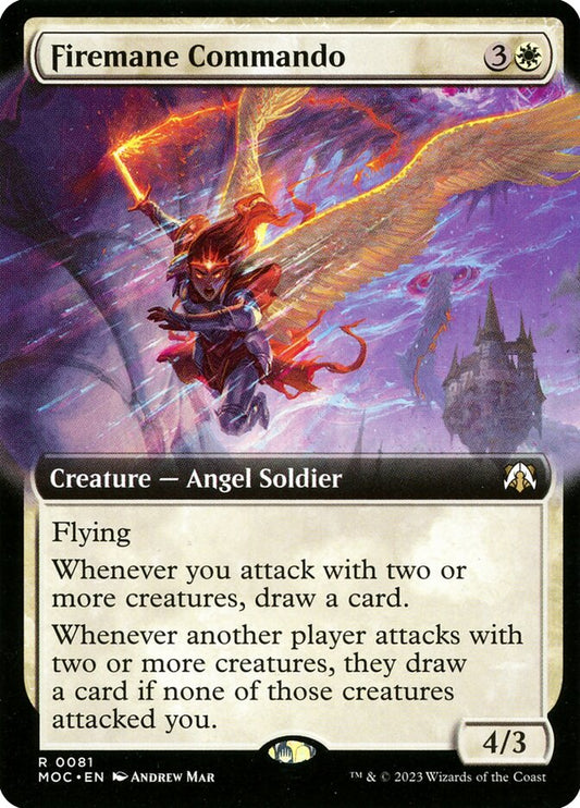 Firemane Commando - Foil Lightly Played