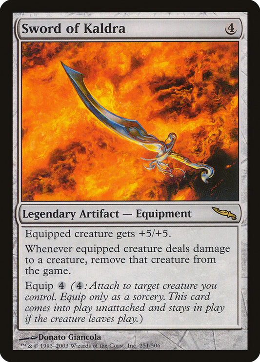 Sword of Kaldra - Lightly Played