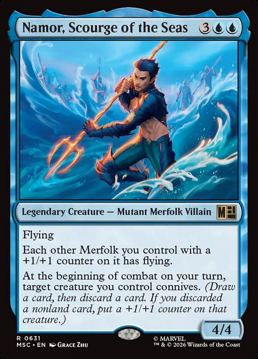 Namor, Scourge of the Seas - Foil Lightly Played