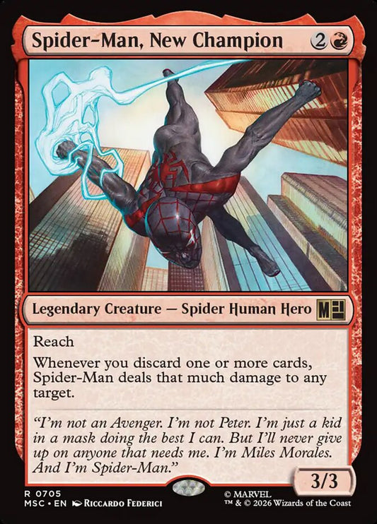 Spider-Man, New Champion - Foil Lightly Played