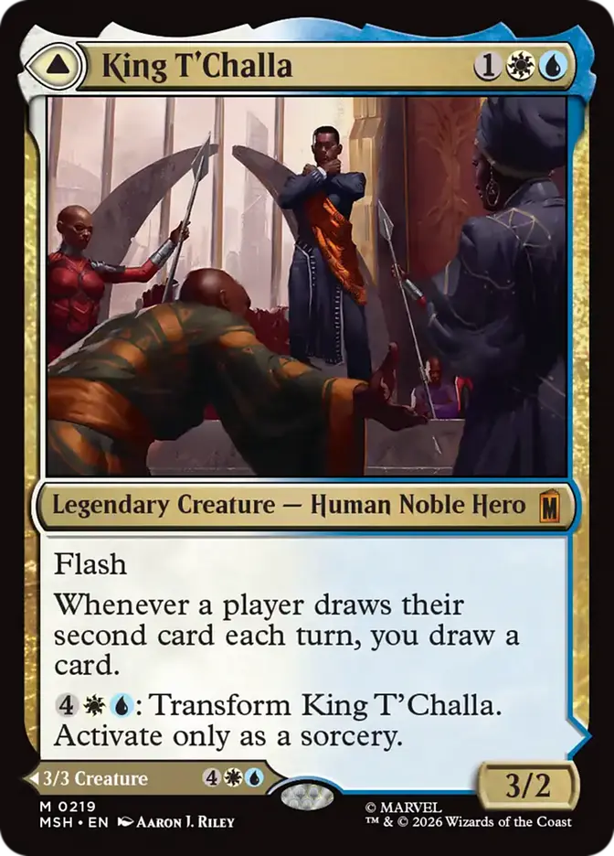 King T'Challa- Lightly Played