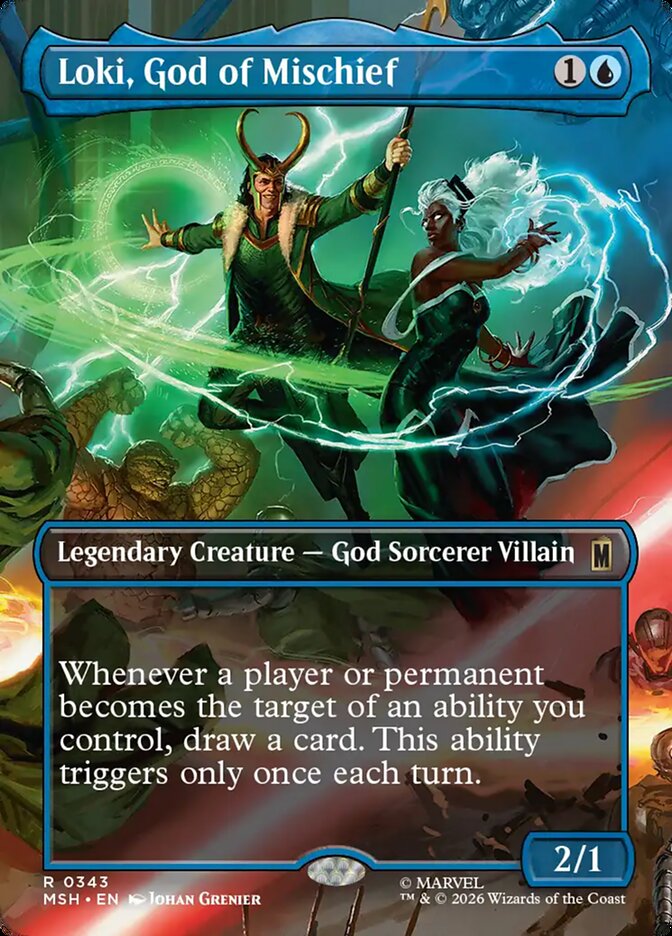 Loki, God of Mischief - Foil Lightly Played