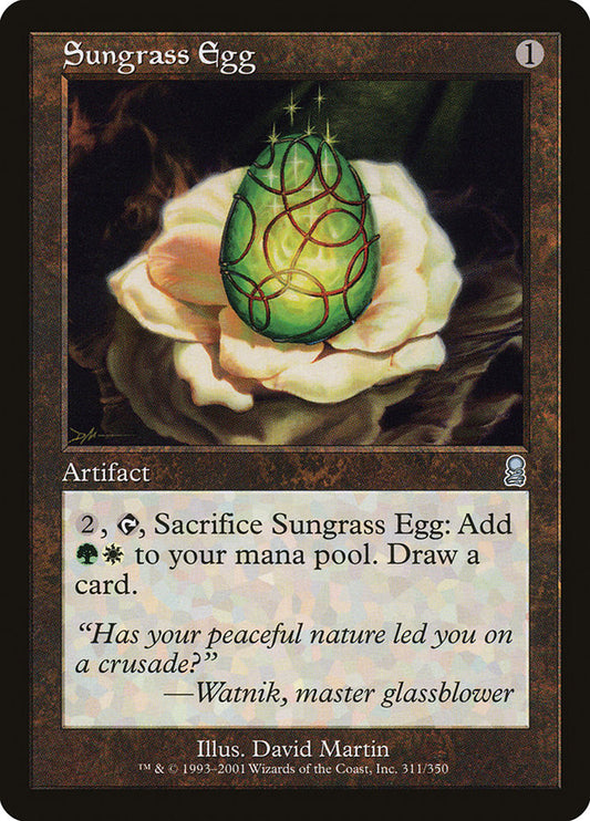 Sungrass Egg - Foil Lightly Played
