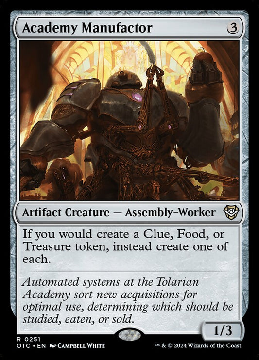Academy Manufactor - Lightly Played