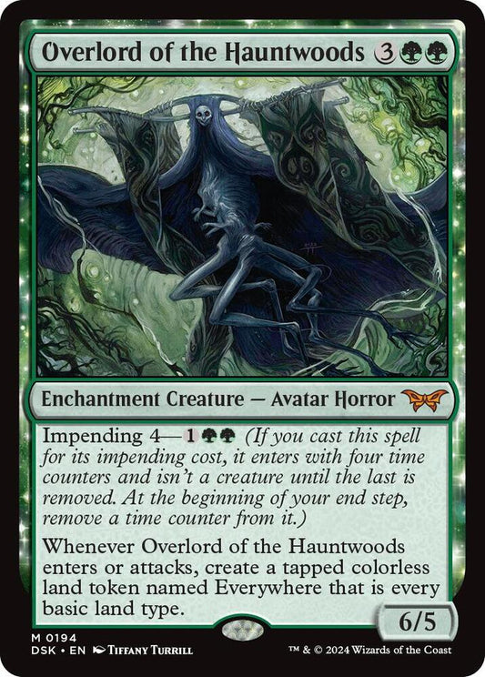 Overlord of the Hauntwoods - Foil Lightly Played