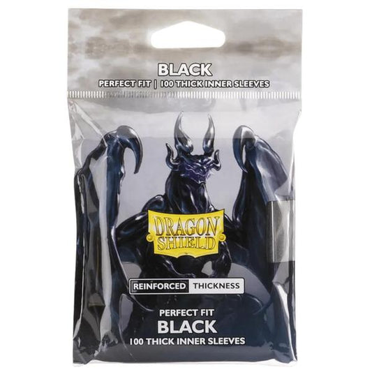 Dragon Shield - Perfect Fit Thick Inner Sleeves (Black)