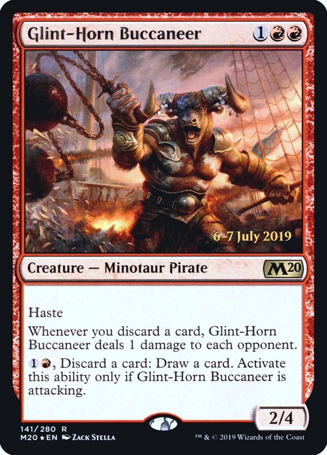 Glint-Horn Buccaneer (Promo) - Foil Lightly Played