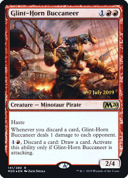Glint-Horn Buccaneer (Promo) - Foil Lightly Played