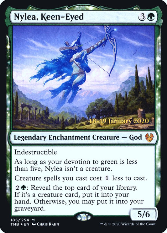 Nylea, Keen-Eyed (Foil) - Lightly Played