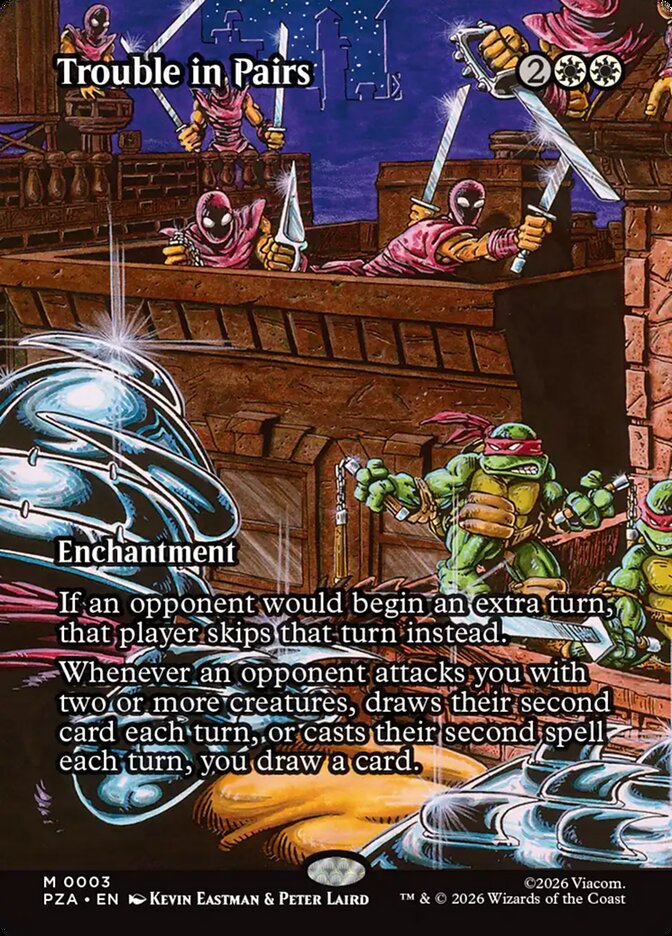 Trouble in Pairs (Borderless) - Lightly Played