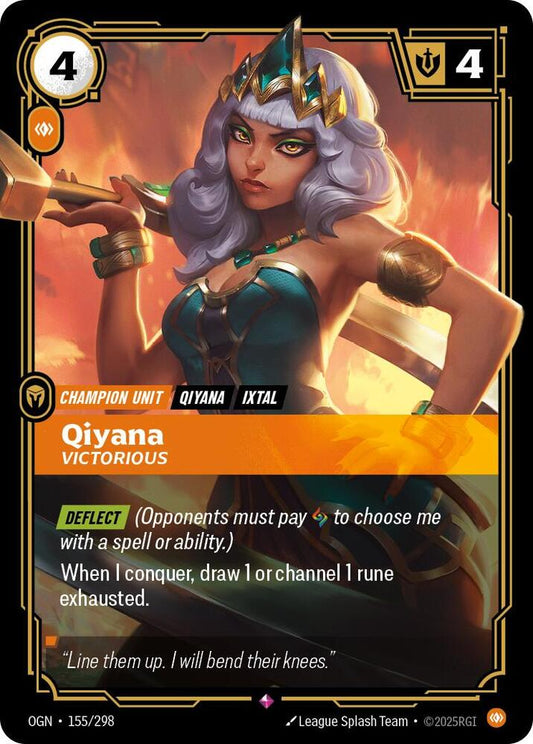 Qiyana - Victorious - Lightly Played