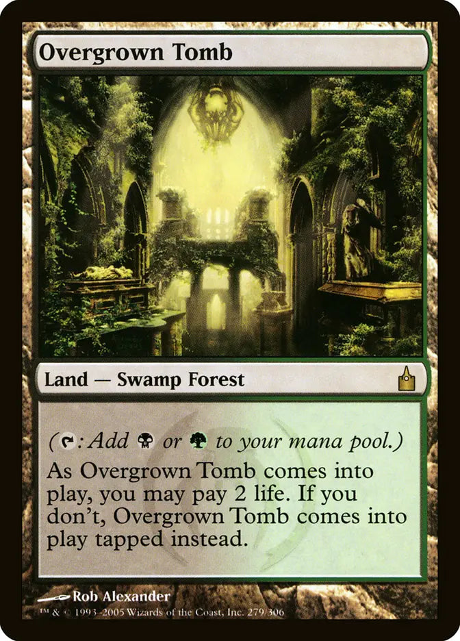 Overgrown Tomb (RAV) - Moderately Played