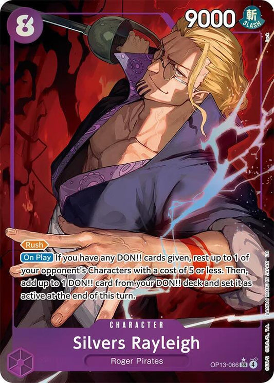 Silvers Rayleigh (Alternate Art) (OP13) - Lightly Played