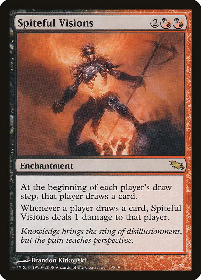 Spiteful Visions (SHM) -foil Lightly Played