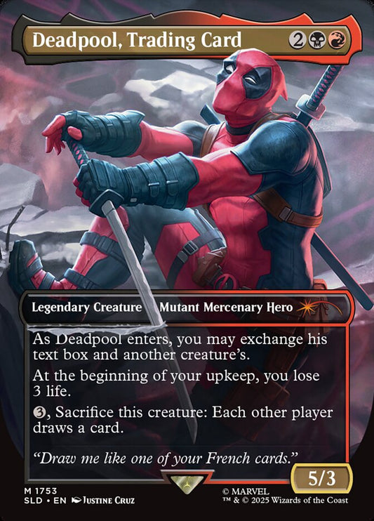 Deadpool, Trading Card - Lightly Played