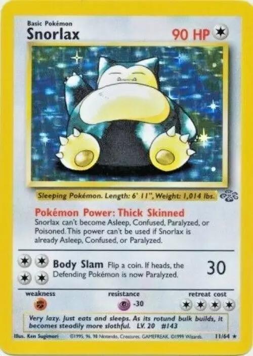 Snorlax JU 11/64 - Heavily Played