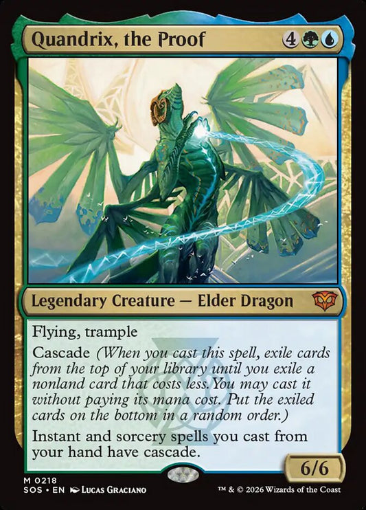 Quandrix, the Proof - Foil Lightly Played