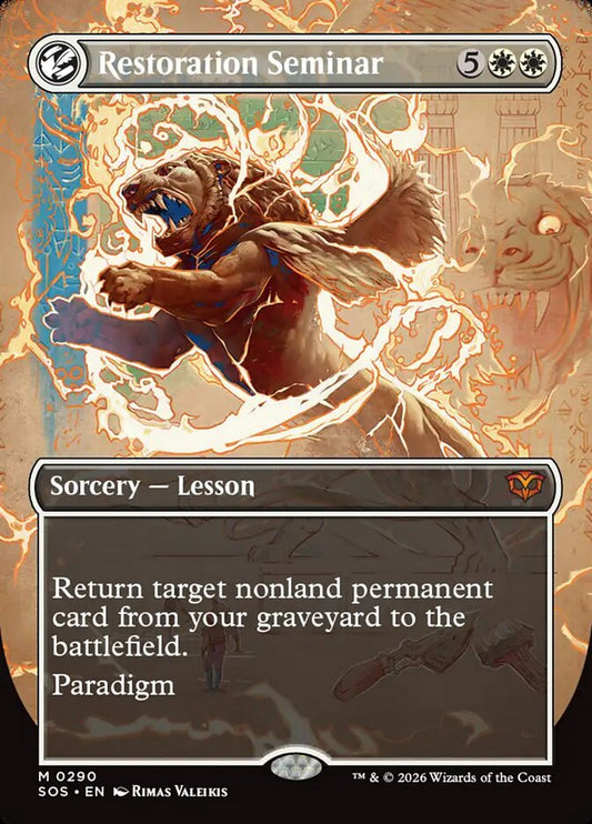 Restoration Seminar (Borderless) - Lightly Played