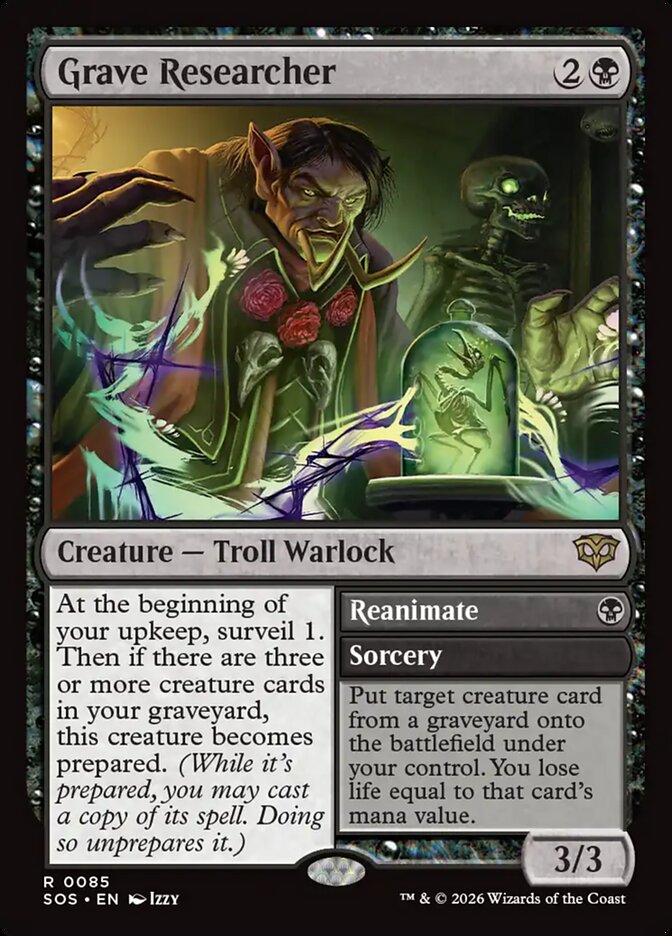 Grave Researcher - Lightly Played