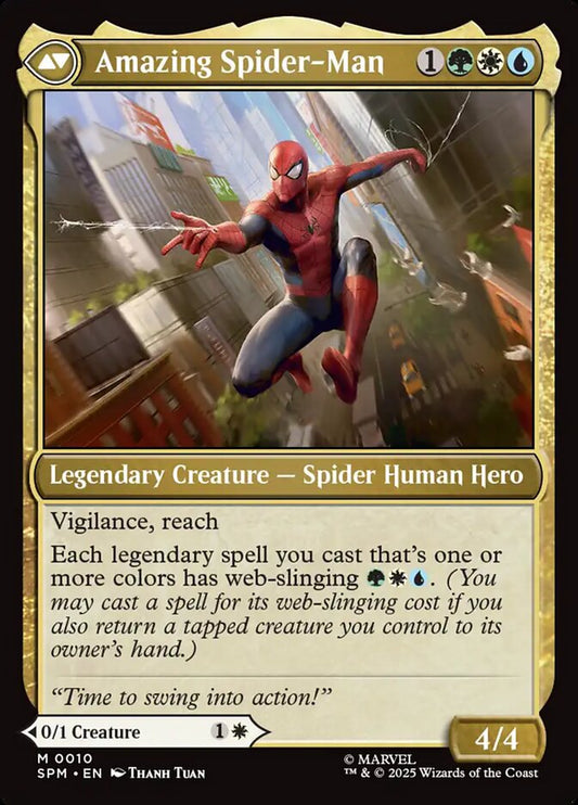 Peter Parker - Foil Lightly Played