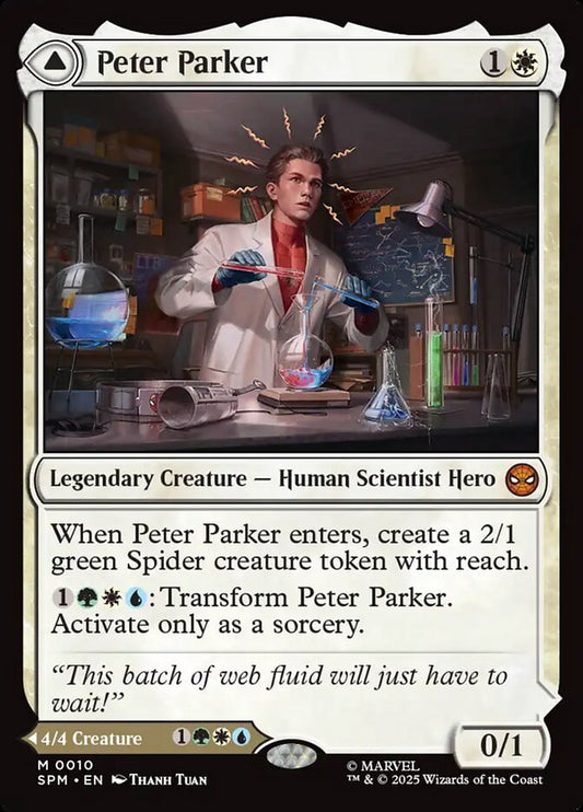 Peter Parker - Foil Lightly Played