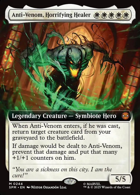 Anti-Venom, Horrifying Healer (Borderless) - Lightly Played