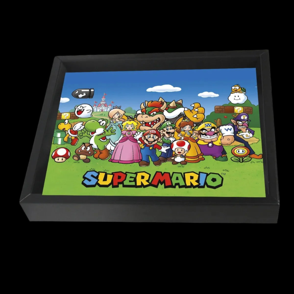 Super Mario Cast - Lenticular Shadow Box