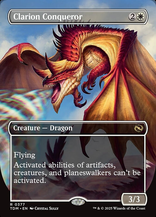 Clarion Conqueror (Borderless) - Foil Lightly Played