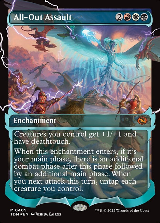 All-Out Assault - Foil Lightly Played