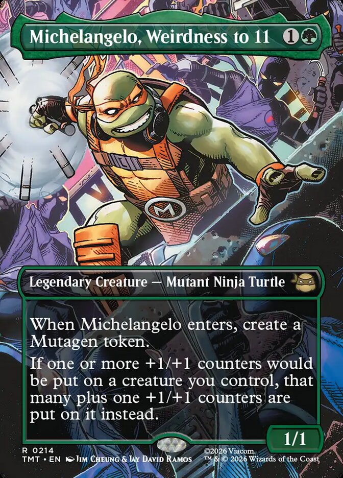 Michelangelo, Weirdness to 11 - Lightly Played