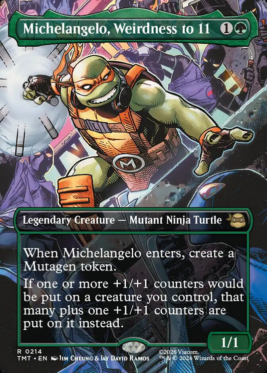 Michelangelo, Weirdness to 11 - Lightly Played