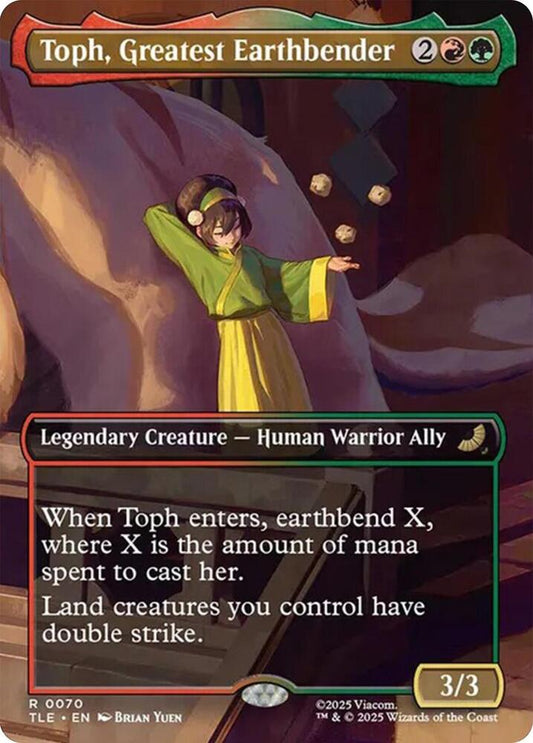 Toph, Greatest Earthbender (Borderless) - Near Mint