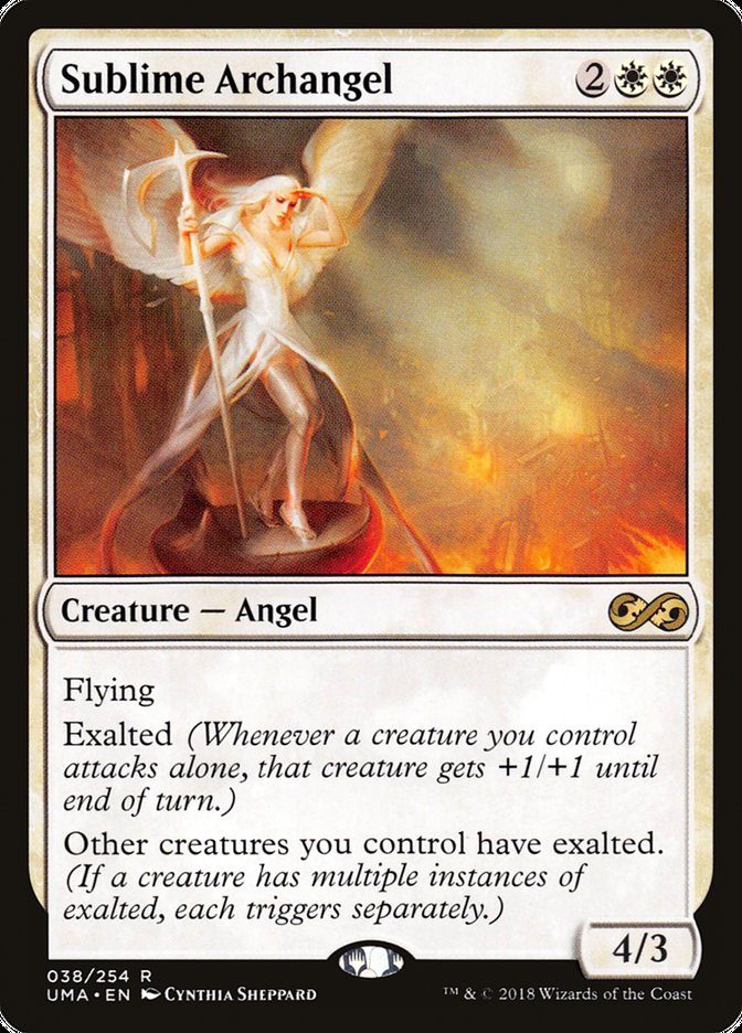Sublime Archangel - Foil Lightly Played