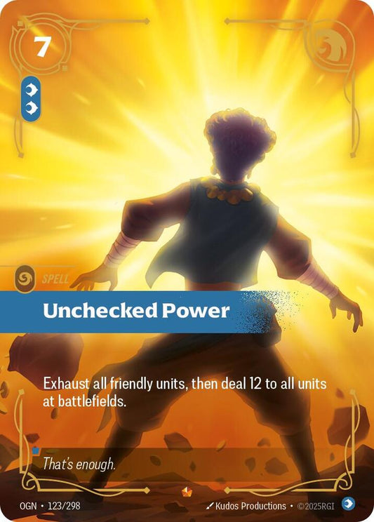 Unchecked Power - Lightly Played