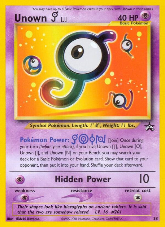 Unown [J] - Lightly Played